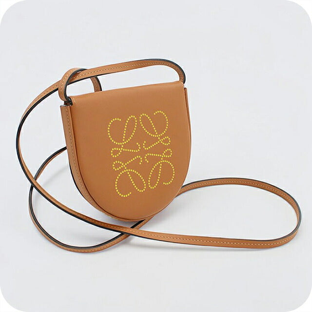 中古 ロエベ ショルダーバッグ レディース ブランド LOEWE アナグラム コインケース ブラウン USDLO114890011