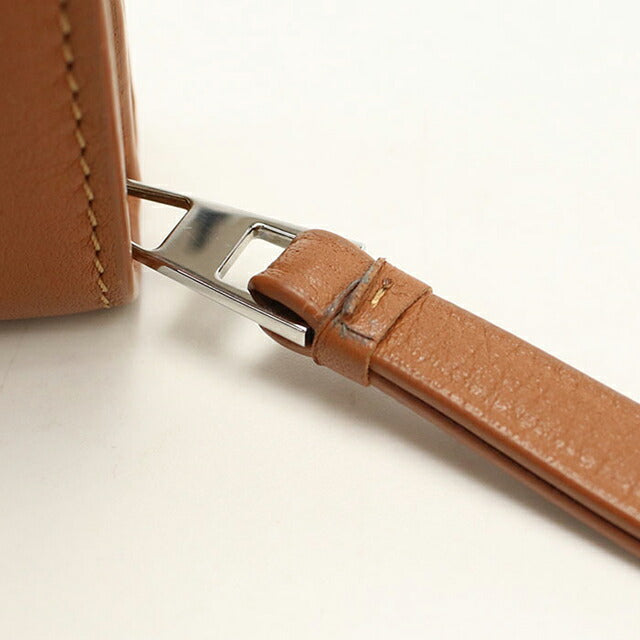 中古 ロエベ 二つ折り財布 二折財布 レディース ブランド LOEWE パズル コンパクトウォレット C510Z41X12 ブラウン USDLO115219011
