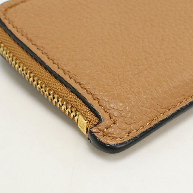 中古 ロエベ コインケース レディース ブランド LOEWE コインカードホルダー C660Z40X09 ブラウン USDLO115220011