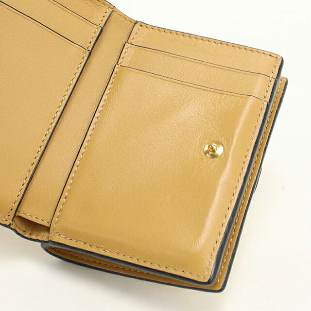 中古 ロエベ 三つ折り財布 三折財布 レディース ブランド LOEWE トライフォールドウォレット C660TR2X01 ベージュ USDLO115221011