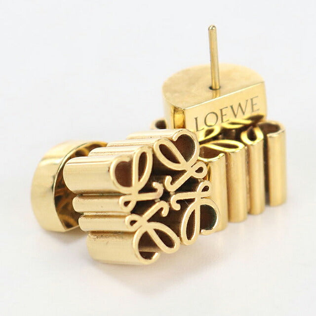 中古 ロエベ ピアス レディース ブランド LOEWE アナグラム ゴールド アクセサリー USDLO115484011