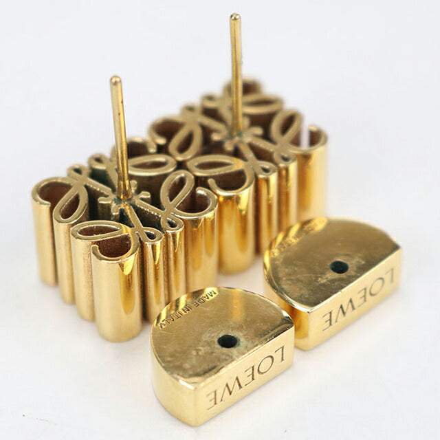 中古 ロエベ ピアス レディース ブランド LOEWE アナグラム ゴールド アクセサリー USDLO115484011