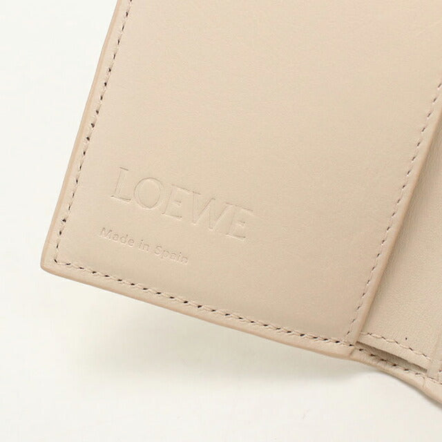 中古 ロエベ 三つ折り財布 三折財布 コンパクト レディース ブランド LOEWE アナグラム トライフォールド ウォレット C821TR2X16 ピンク USDLO115603011