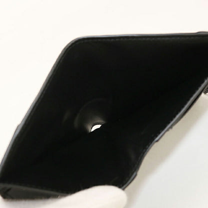 中古 ロエベ 二つ折り財布 二折財布 コンパクト メンズ ブランド LOEWE パズル スリム　コンパクト　ウォレット C510W73X09 ブラック USDLO115872011