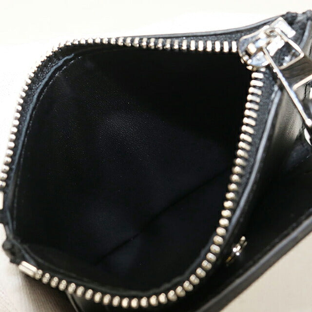 中古 ロエベ 二つ折り財布 二折財布 コンパクト メンズ ブランド LOEWE パズル スリム　コンパクト　ウォレット C510W73X09 ブラック USDLO115872011