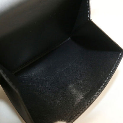 中古 ロエベ 二つ折り財布 二折財布 コンパクト メンズ ブランド LOEWE パズル バイフォールド　コインウォレット C510501X15 ブラック USDLO115873011