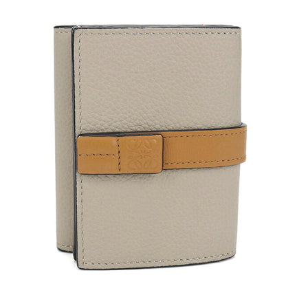 中古 ロエベ 三つ折り財布 三折財布 コンパクト レディース ブランド LOEWE トライフォールド ウォレット C660TR2X01 ベージュ USDLO115984011