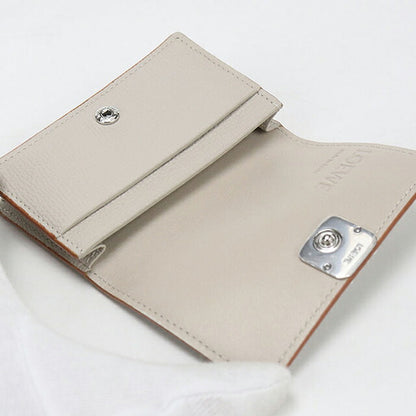 中古 ロエベ 名刺入れ レディース ブランド LOEWE アナグラム ビジネスカードホルダー C821M97X03 グレー USDLO116048011