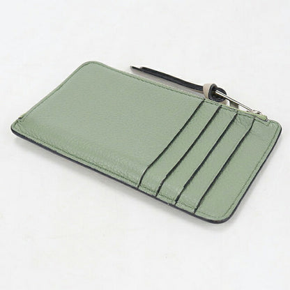 二手 LOEWE 零钱包紧凑女士品牌 LOEWE Anagram 卡包碎片包 C660Z40X04 绿色 USDLO116213011