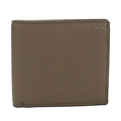 中古 ロエベ 二つ折り財布 二折財布 コンパクト メンズ ブランド LOEWE アナグラム バイフォールド コインウォレット C660501X01 ブラウン USDLO116622011