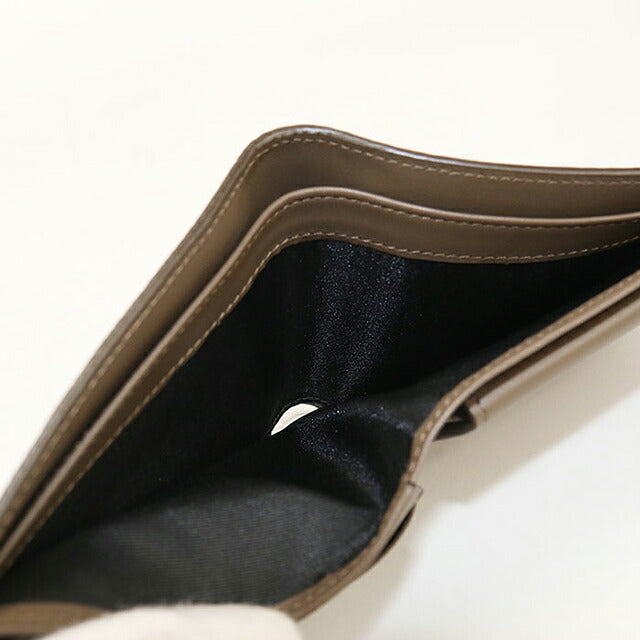中古 ロエベ 二つ折り財布 二折財布 コンパクト メンズ ブランド LOEWE アナグラム バイフォールド コインウォレット C660501X01 ブラウン USDLO116622011