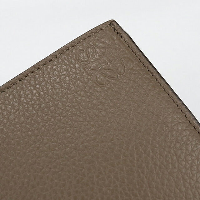 中古 ロエベ 二つ折り財布 二折財布 コンパクト メンズ ブランド LOEWE アナグラム バイフォールド コインウォレット C660501X01 ブラウン USDLO116622011