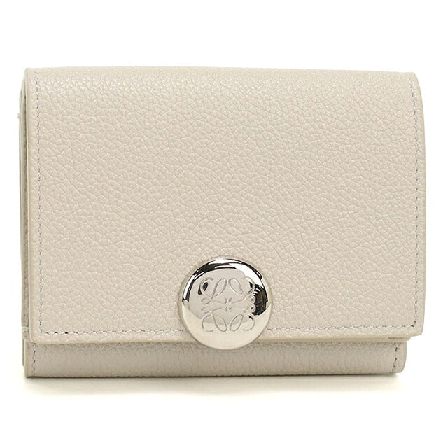 中古 ロエベ 三つ折り財布 三折財布 コンパクト レディース ブランド LOEWE ペブル トラフォールド ウォレット CANBTR2X03 USDLO116739011