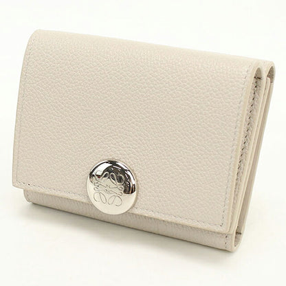 中古 ロエベ 三つ折り財布 三折財布 コンパクト レディース ブランド LOEWE ペブル トラフォールド ウォレット CANBTR2X03 USDLO116739011