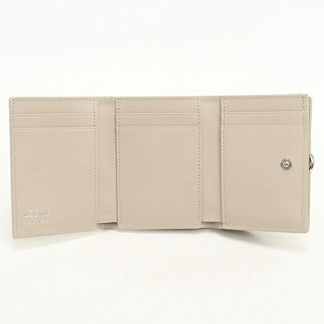 中古 ロエベ 三つ折り財布 三折財布 コンパクト レディース ブランド LOEWE ペブル トラフォールド ウォレット CANBTR2X03 USDLO116739011