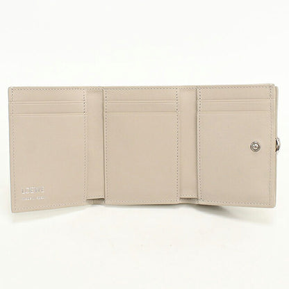 中古 ロエベ 三つ折り財布 三折財布 コンパクト レディース ブランド LOEWE ペブル トラフォールド ウォレット CANBTR2X03 USDLO116739011