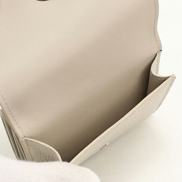 中古 ロエベ 三つ折り財布 三折財布 コンパクト レディース ブランド LOEWE ペブル トラフォールド ウォレット CANBTR2X03 USDLO116739011