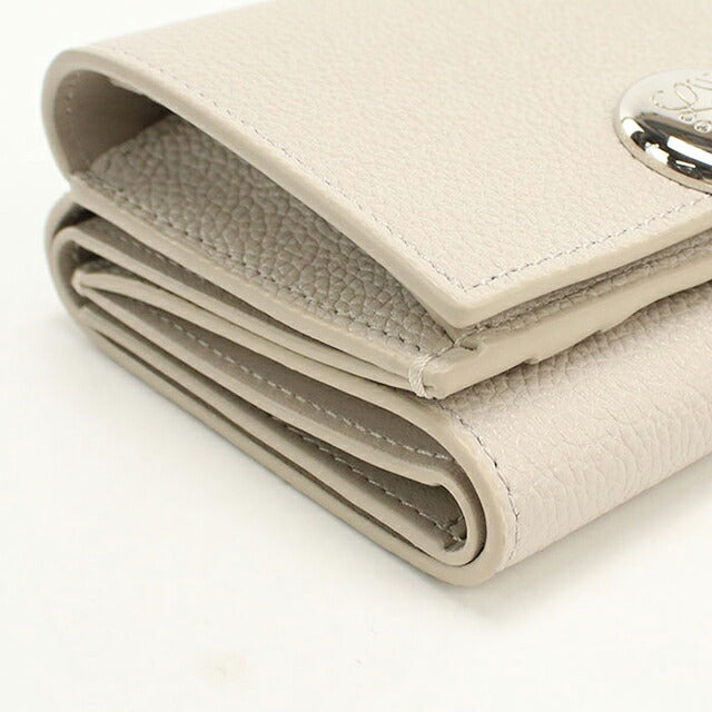 中古 ロエベ 三つ折り財布 三折財布 コンパクト レディース ブランド LOEWE ペブル トラフォールド ウォレット CANBTR2X03 USDLO116739011