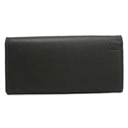 中古 ロエベ 長財布二折 メンズ ブランド LOEWE アナグラム ロング ホリゾンタル ウォレット C660978X01 ブラック USDLO116837011