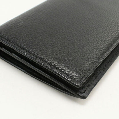 中古 ロエベ 長財布二折 メンズ ブランド LOEWE アナグラム ロング ホリゾンタル ウォレット C660978X01 ブラック USDLO116837011