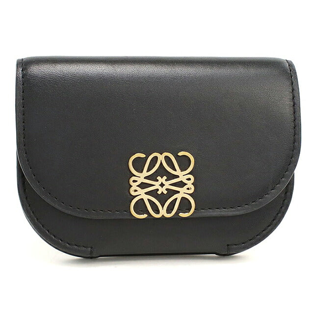 中古 ロエベ 小銭入れ レディース ブランド LOEWE アナグラム コインケース ブラック USDLO117203011
