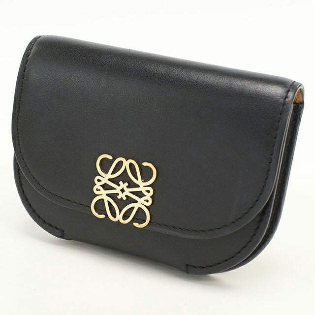【美絵】​ロエベ LOEWE ケース 小銭入れ アナグラム 黒 中古 ロエベ 小銭入れ レディース ブランド LOEWE アナグラム コイン