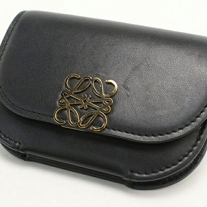 中古 ロエベ 小銭入れ レディース ブランド LOEWE アナグラム コインケース ブラック USDLO117203011