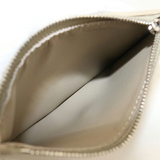 中古 ロエベ 三つ折り財布 三折財布 コンパクト レディース ブランド LOEWE アナグラム バーティカル ウォレット スモール C821S33X12 グレー USDLO117279011