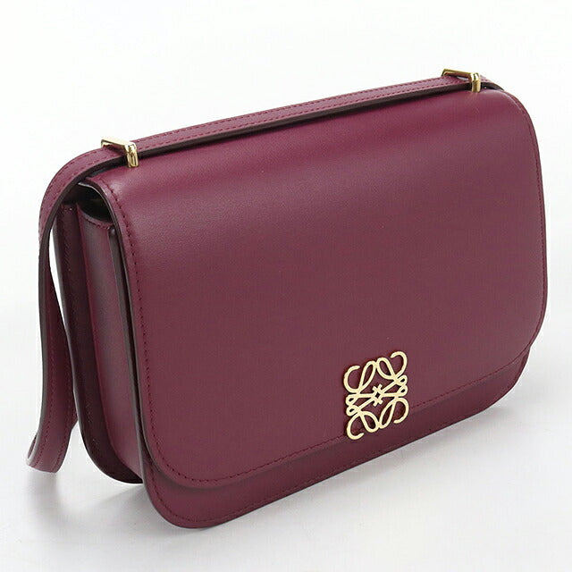 中古 ロエベ ショルダーバッグ レディース ブランド LOEWE ゴヤ スモール A896N09X01 パープル USDLO117412011