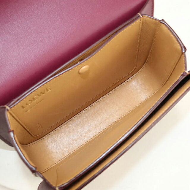 中古 ロエベ ショルダーバッグ レディース ブランド LOEWE ゴヤ スモール A896N09X01 パープル USDLO117412011