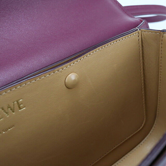 中古 ロエベ ショルダーバッグ レディース ブランド LOEWE ゴヤ スモール A896N09X01 パープル USDLO117412011