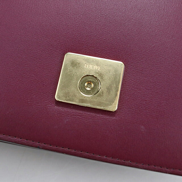 中古 ロエベ ショルダーバッグ レディース ブランド LOEWE ゴヤ スモール A896N09X01 パープル USDLO117412011