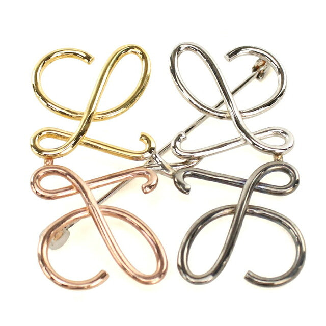 中古 ロエベ ブローチ レディース ブランド LOEWE アナグラム 111.25.020 マルチカラー アクセサリー USDLO117695011