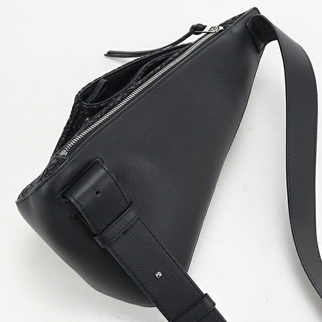 中古 ロエベ ショルダーバッグ メンズ ブランド LOEWE アナグラム アントンスリングバッグ ブラック USDLO118438011