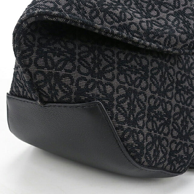中古 ロエベ ショルダーバッグ メンズ ブランド LOEWE アナグラム アントンスリングバッグ ブラック USDLO118438011