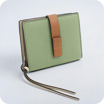 中古 ロエベ 二つ折り財布 二折財布 コンパクト レディース ブランド LOEWE アナグラム コンパクト ジップウォレット C660Z41X01 USDLO118839011