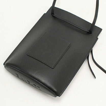 中古 ロエベ ショルダーバッグ レディース ブランド LOEWE アナグラム ダイス ポケット C630R12X01 ブラック USDLO119283011