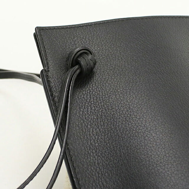 中古 ロエベ ショルダーバッグ レディース ブランド LOEWE アナグラム ダイス ポケット C630R12X01 ブラック USDLO119283011