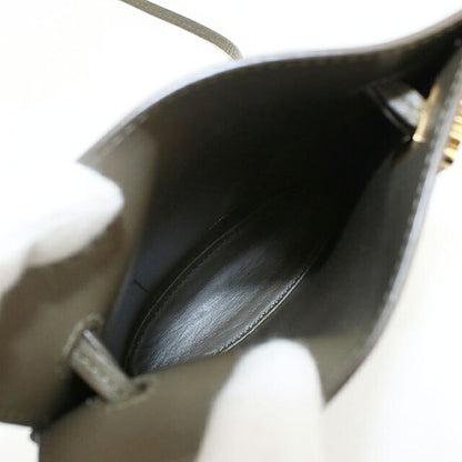 中古 ロエベ ショルダーバッグ レディース ブランド LOEWE アナグラム ダイス ポケット C630R12X01 カーキ USDLO119353011