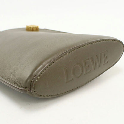 中古 ロエベ ショルダーバッグ レディース ブランド LOEWE アナグラム ダイス ポケット C630R12X01 カーキ USDLO119353011