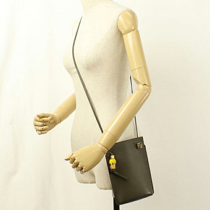 中古 ロエベ ショルダーバッグ レディース ブランド LOEWE アナグラム ダイス ポケット C630R12X01 カーキ USDLO119353011