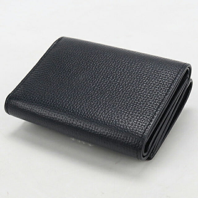 中古 ロエベ 三つ折り財布 三折財布 コンパクト レディース ブランド LOEWE アナグラム トライフォールド ウォレット C821TR2X16 ブラック USDLO119414011