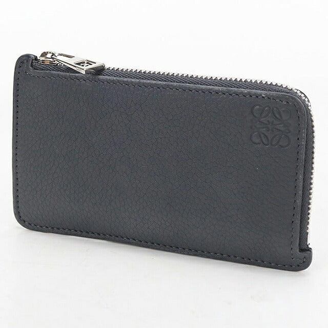 中古 ロエベ コインケース コンパクト メンズ ブランド LOEWE アナグラム フラグメントケース コインカードホルダー C660Z40X05 グレー USDLO119423011