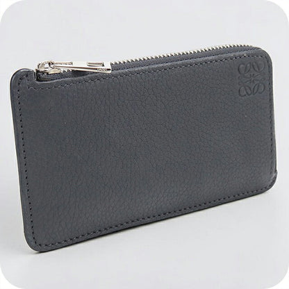 中古 ロエベ コインケース コンパクト メンズ ブランド LOEWE アナグラム フラグメントケース コインカードホルダー C660Z40X05 グレー USDLO119423011