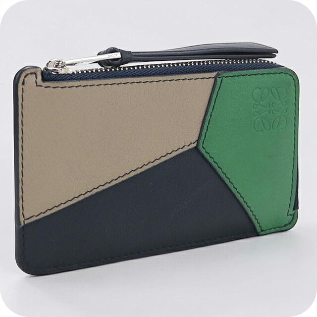 中古 ロエベ コインケース コンパクト メンズ ブランド LOEWE パズル コインカードホルダー フラグメントケース C510Z40X18 ベージュ USDLO119441011