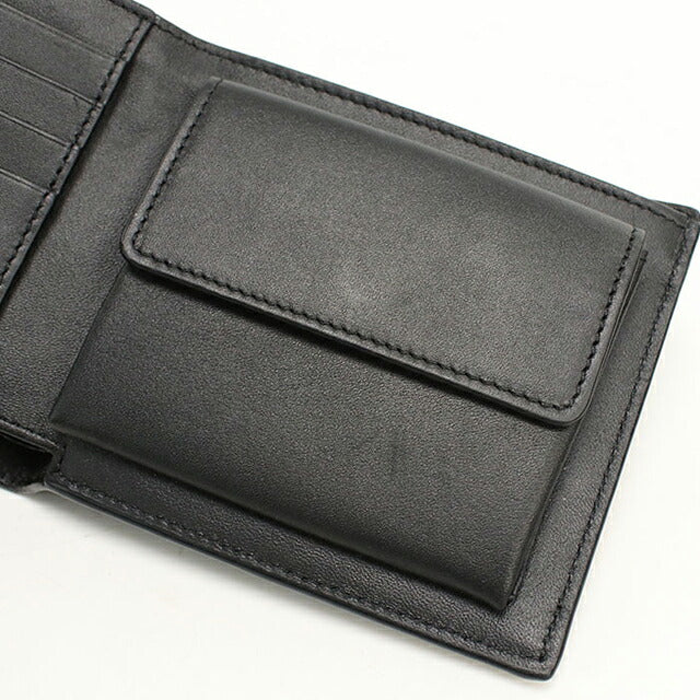 中古 ロエベ 二つ折り財布 二折財布 コンパクト メンズ ブランド LOEWE パズル バイフォールド コインウォレット C510501X16 ブラック USDLO119597011
