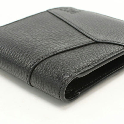 中古 ロエベ 二つ折り財布 二折財布 コンパクト メンズ ブランド LOEWE パズル バイフォールド コインウォレット C510501X16 ブラック USDLO119597011
