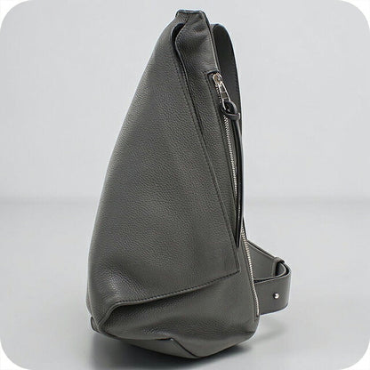 中古 ロエベ ボディバッグ メンズ ブランド LOEWE  アントン スリング グレー USDLO119640011