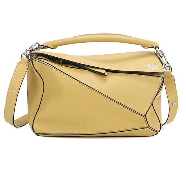 Used LOEWE handbag ladies brand LOEWE puzzle medium 2WAY yellow USDLO119731011