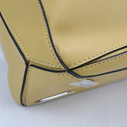 二手 LOEWE 手提包 女士品牌 LOEWE puzzle 中号 2WAY 黄色 USDLO119731011